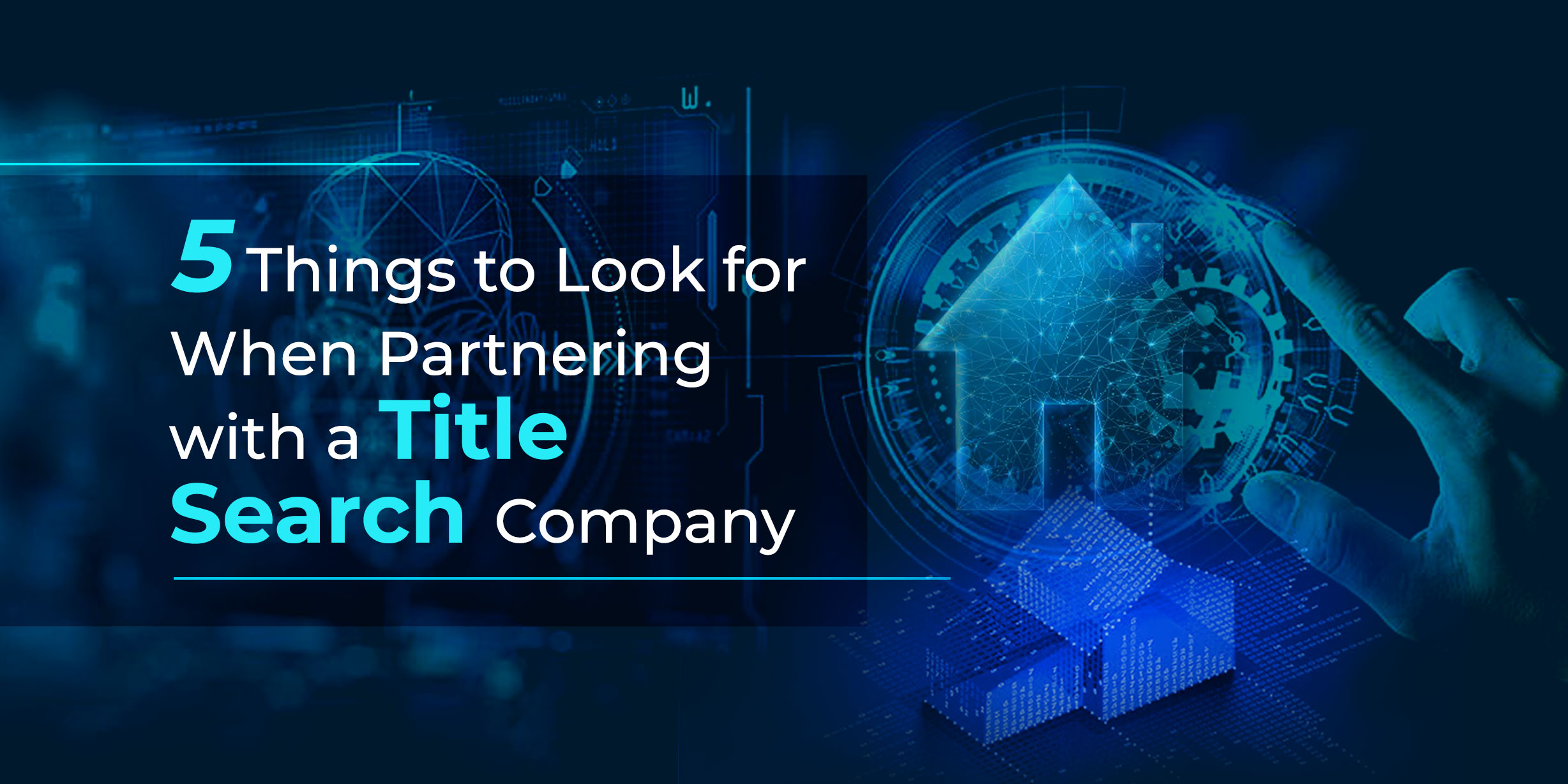What to Look for When Partnering with a Title Search Company